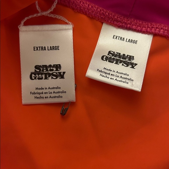 New Salt Gypsy Betty bottoms and tank top swim set X-large orange pink - Picture 8 of 8